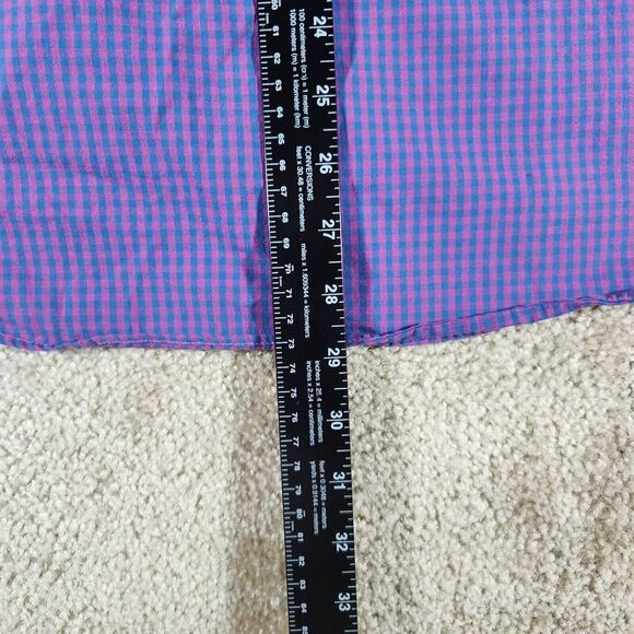 J. Crew Shirt Men's Sz L Pink Blue Long Sleeve Preppy Button-Up Slim Fit - Picture 6 of 6